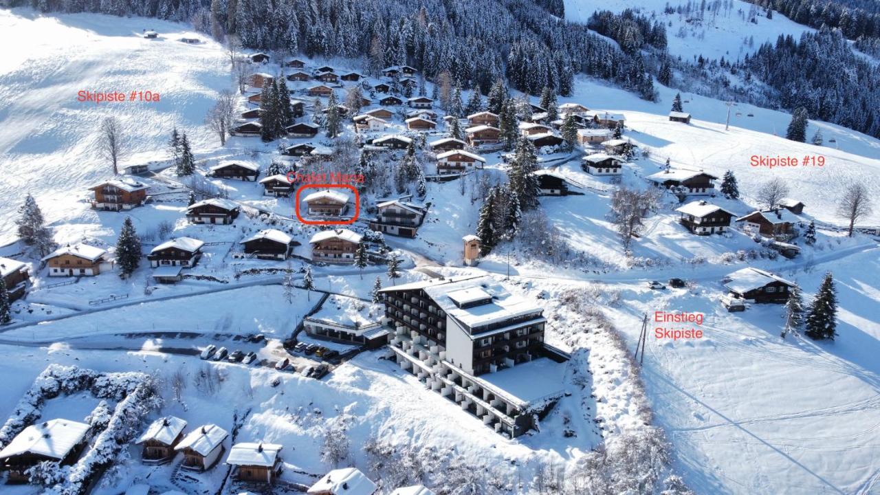 Ski-In & Ski-Out Out Chalet Maria With Amazing Mountain View Maria Alm am Steinernen Meer Dış mekan fotoğraf