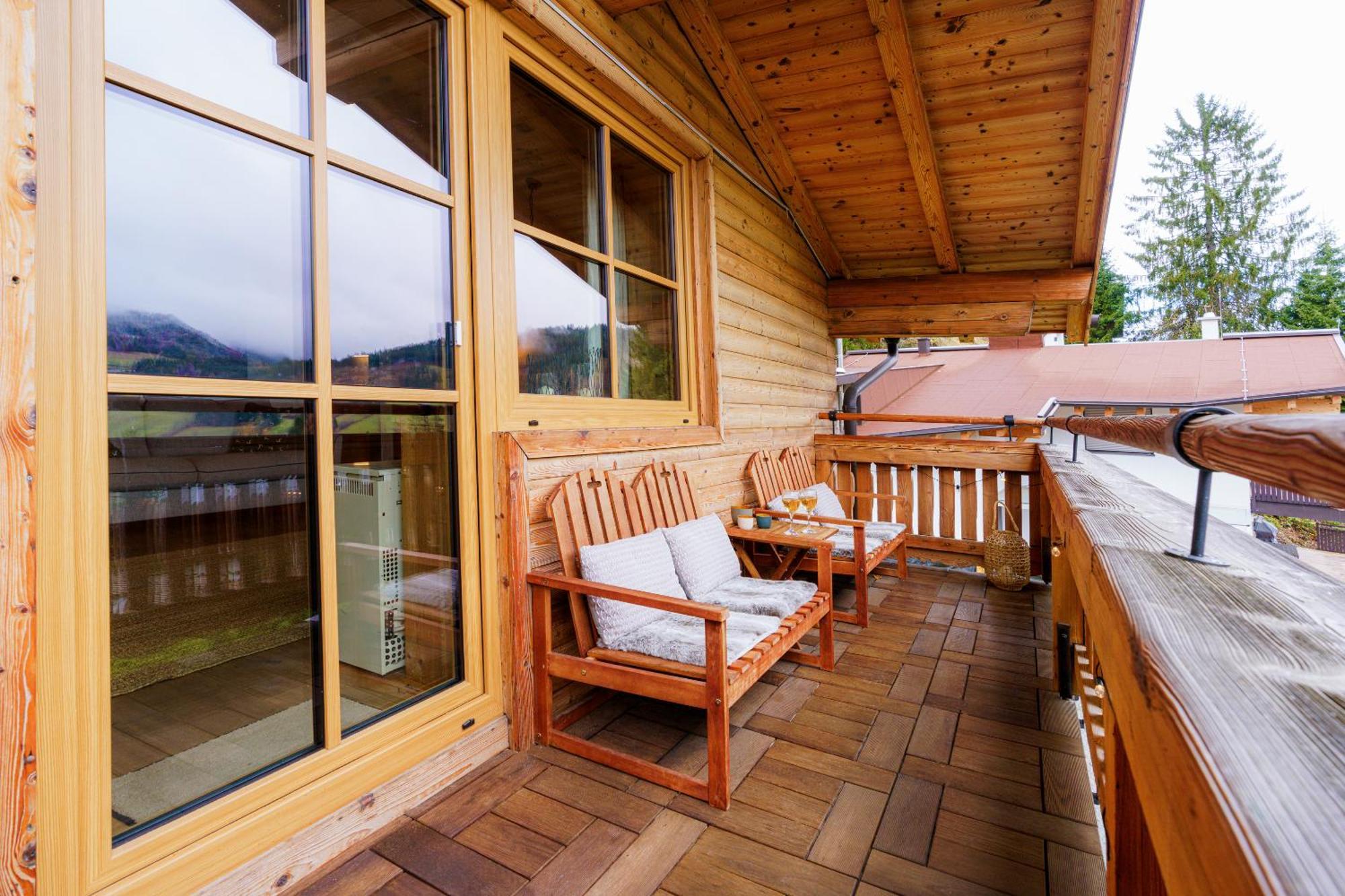 Ski-In & Ski-Out Out Chalet Maria With Amazing Mountain View Maria Alm am Steinernen Meer Dış mekan fotoğraf